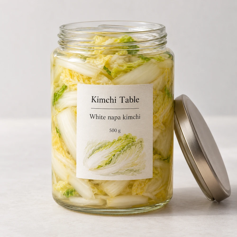 White napa kimchi